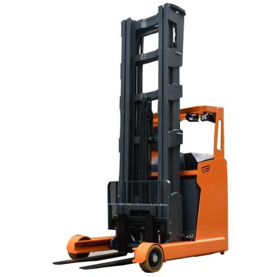 China Convenient Monta Cargas Li-ion Battery Electric Reach Truck with Battery Charger for sale