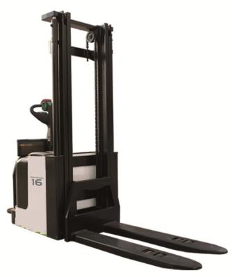 China Min. Lifting Height 145mm Full Electric Pallet Stacker Forklift For Warehouse Operations for sale