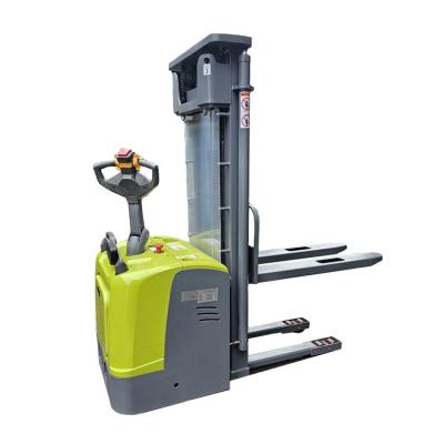 China Electric Stacker 1500kg 2000kg Heavy Duty Type Electric Drive and 550/685mm Fork Width for sale