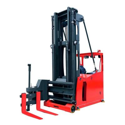 China 2900 Kg 4-Directional Electric Battery Operated Reach Truck 3 Ton Multidirectional Forklift 8m Height for sale