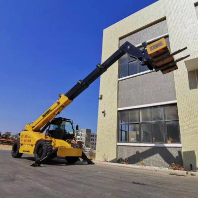 중국 3단계 / 4단계 기둥형 망원경 포크리프트 부임 망원경 크레인 로더 7400 kg 판매용