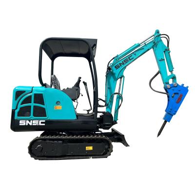 China 1.7ton Operating Weight Hydraulic Diesel Mini Crawler Excavator with Eaton Hydraulic Valve for sale