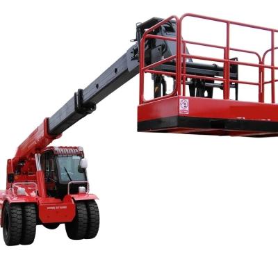 China 14m Reach 4 Ton Side Loader Forklift Telescopic Handler with Powerful Diesel Engine for sale