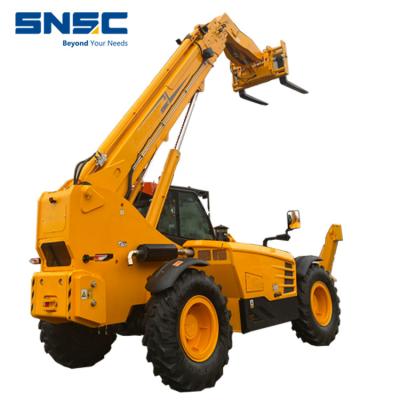 China 7Ton Articulating Telescopic Handler Forklift with Rotator and Diesel Power Source for sale