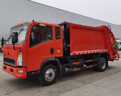 China China New 4X2 5cbm-8cbm Compressed Waste Rubbish Garbage Truck for sale