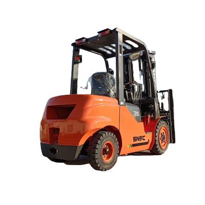 China Backhoe Loader FD35 3.5 Ton Rough Terrain Forklift with Japanese Engine and Side Shifter for sale