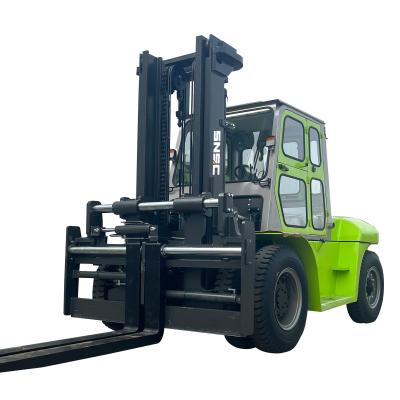 China ZOOMLION Diesel Engine Forklift 22500 LBS Lifting Capacity 10 Ton With Pneumatic Tires for sale