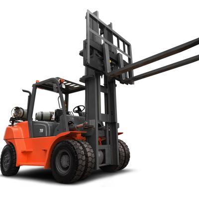 China FG70 15500 LBS 7 Tons Capacity LPG Forklift With Cushion Tires for sale