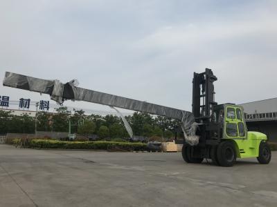 China Duplex Mast 10 Ton Diesel Engine Forklift With Glass Lifting Skewer for sale