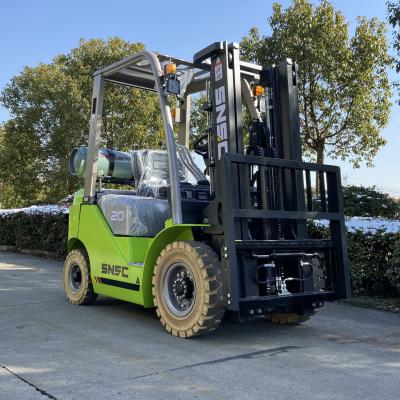 Cina Giappone Nissan Motore FL20 2 tonnellate LPG Gas forklift Dual Fuel forklift in vendita