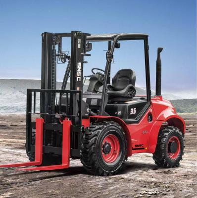 China 5000Lbs Diesel Engine Forklift With 4th Joystick Control For Heavy Duty Outdoor Material Handling for sale