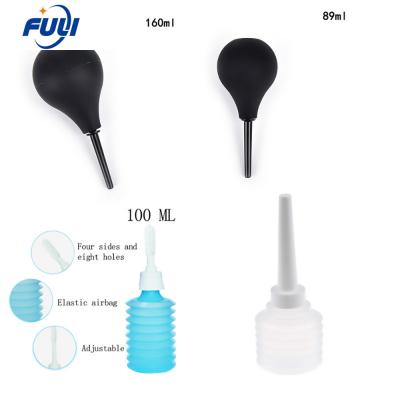 China Pulverizador anal da seringa do enema do silicone do bulbo do enema para anal e Vaginal Cleaning Enema Douche Bottle para pares dos homens das mulheres à venda