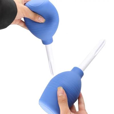 China Easy Squeeze Silicone Anal Enema Bulb Bpa Phthalates Free for sale