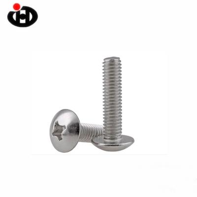 China 304 Stainless Steel JIS B 1111 High Quality Stainless Steel Mushroom Cross Recessed Head Machine Screws for sale