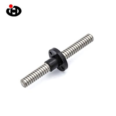 China Jinghong Stainless Steel CNC Worm Drive Shaft 8mm Lead Screw for sale