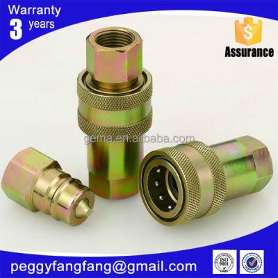 China Brass Quick Connector Nipple Coupling Gas Brass Quick Plug Straight Male Pneumatic Tube Fitting Lower Prices Hydraulic Quick Connector for sale