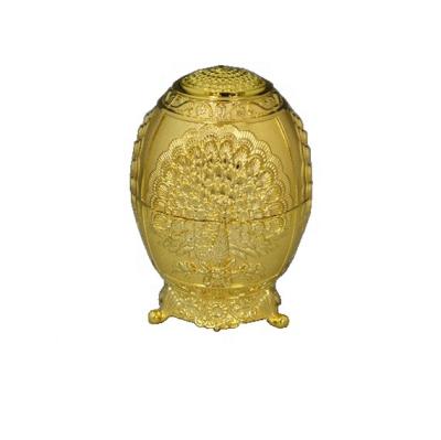 China Sustainable Home Automatic Gold Table Decoration Portable Bamboo Toothpick Holder Metal for sale