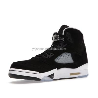 China Cushioning 2022 hot sale casual sports shoes fashion AJ5 men shoes sneakers moonlight retro basketball shoes for men for sale