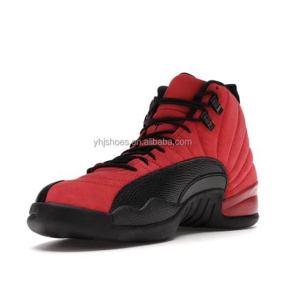 China 2022 Best Selling Sports Shoe Men's Fashion Sneakers AJ12 Flu Game Casual Reverse Basketball Shoes Retro for sale