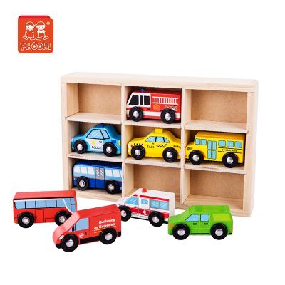 China Pine wood+mdf+metal children toy wooden kindergarten educational toys for kids car toy sets for sale