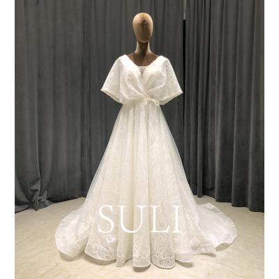 China Anti-static chic luxury playa princess saree boho wedding dress a line dance woman casual vintage dress dresses SULI 9015 elegant dress long for sale