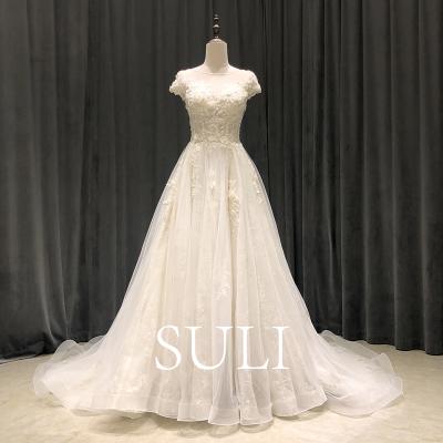 China SULI 9008 women's formal dress SULI 9008 famous bride dress boho celebrity weddings playa vintage anti-static chic shiny dress long for sale