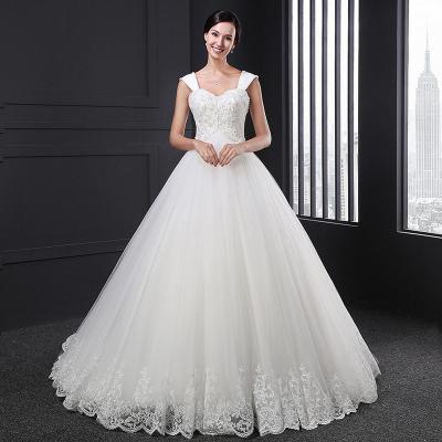 China Z001 wedding dress anti-static boho tulle backless lace up elegante beaded white princesa simple beach party noiva long civil noiva for sale