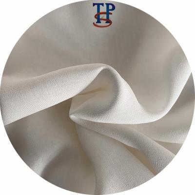 China Plain in stock one yard selling pure white crepe satin GGT Georgette Fabric for sale