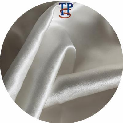 China Single Minimum One Meter 140cm Width Silk Satin Fabric Satin For Garment for sale