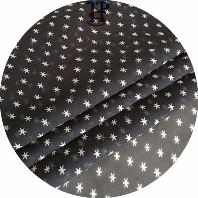 China Simply Small 8 10 12 14momme Pure Silk Georgette Fabric Fast Printing Star Design for sale