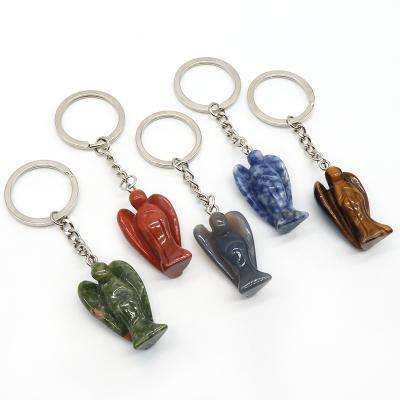 China Europe Gemstones Nice Small Gifts Healing Stones Craft Crystal Keychains for sale