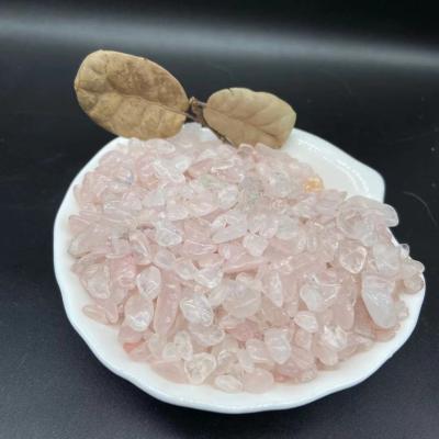 China Wholesale Europe Rose Quartz Colorful Chips Engrave Spiritual Gifts for sale