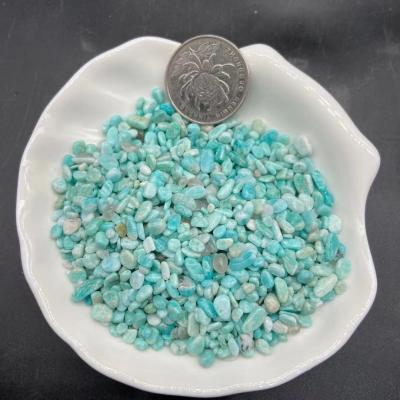 China Europe Polished Amazon Stone Gravel Stone Amazon Crystal Chips Tumbled Stones for sale