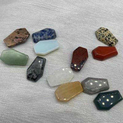 China Unique Mini Coffin Europe Nature Stone Souvenir Mini Coffin Healing Craft Stones Crystal Gemstones Gifts for sale