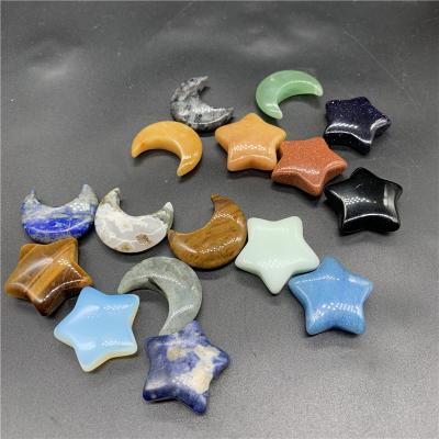 China Europe special deal send by materials availavle random 3cm multi size customized to accept quartz gemstones crystal stars and moons for sale