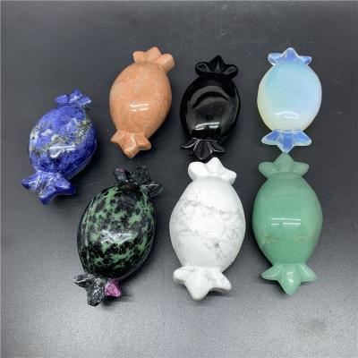 China Healing Crystal Unique Crystal Stones Craft Gemstones Christmas Gifts Kids Natural Stone Europe Candy Gifts for sale