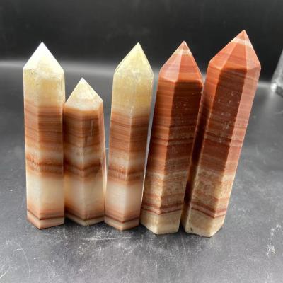 China Europe Meatstone Towers Healing Stones Craft Gemstones Point Rock Crystal Obelisks for sale