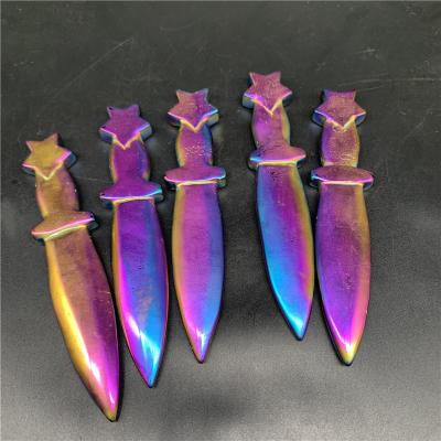 China Unique Europe Crystal Knives Crystal Craft Gift Crystal Therapy Stones for sale