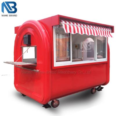 China Stainelss steel tables catering burger kitchen fruit mobile pizza outside churros sushi food court kiosk for sale