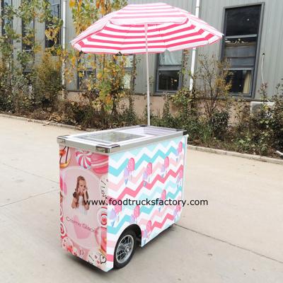 China Water Systems Vending Plastic Push Food Carts With Mobile Kitchen Cart Cafe for sale