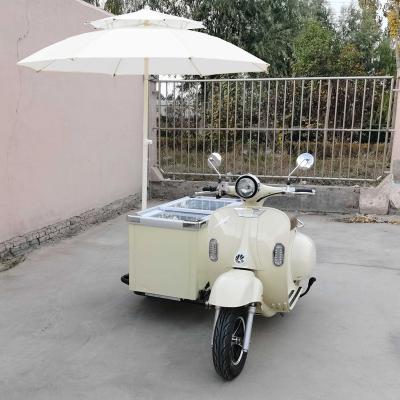 China Freezer electric tricycle solar panel electric tricycle isuzu scooter delivery snack factory factory food commercial ice cream for sale