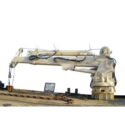 China Bulk Cargo Fix Boom Marine Crane Deck Crane for sale