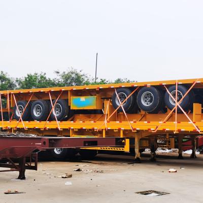 China Hydraulic Extendable 3 Axle 60ton Gooseneck Low Boy low bed trailer 100 ton Lowboy truck trailer long vehicle for sale