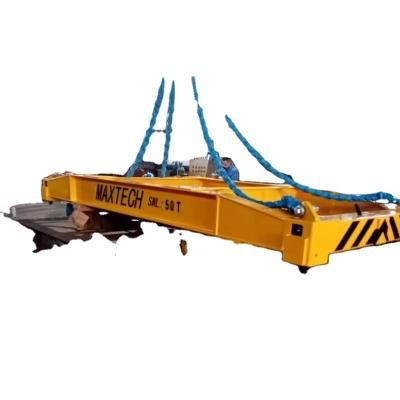 China 20 Feet And 40 Feet Standard Container Lifting Spreader Port To Use Container Spreader Semi-Automatic Spreaders for sale