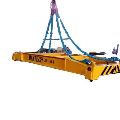 China 20 Feet And 40 Feet Standard Container Lifting Spreader Semi-Automatic Spreaders Container Spreader String Type for sale