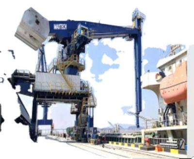 China Port Ship Unloader Mobile Ship Loader Wooden Box And Plate for sale