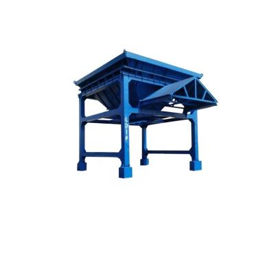 China Pellet Storage Dust Proof Hopper Wall Belt Conveyor Funnel Unloader for sale