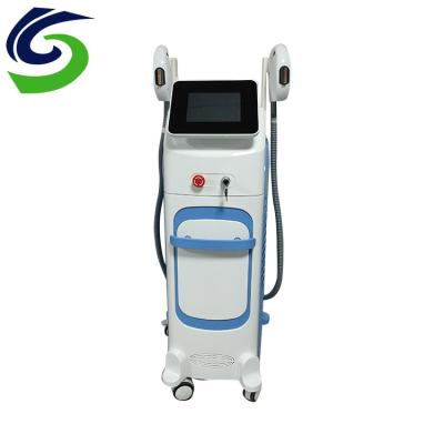 China Best Price Double Handle IPL Opt SHR Laser Hair Remover Permanent Epilator Machine for sale