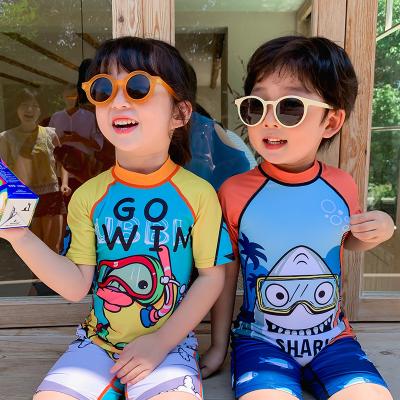 China 2022 new arrivals summer children's one-piece swimwear QUICK DRY one-piece swimwear for girls and boys for sale