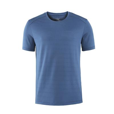 China Men's and women's round neck short sleeve fitness QUICK DRY thin summer running quick dry sweat wicking breathable T-shirt for sale